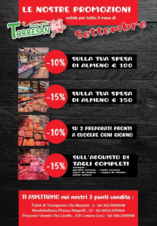Menù di Pasqua Torresan